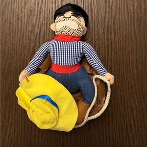 Dog Halloween Costume Riding Cowboy (S)